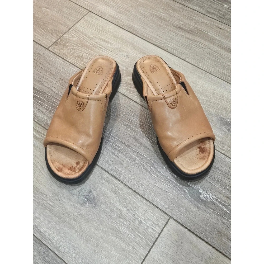 Ariat leather slide